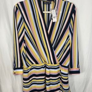 7th Avenue Design Studio size X-Large stripped Blouse